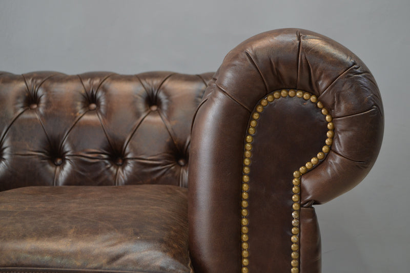 SILLON CHESTERFIELD CHOCOLATE